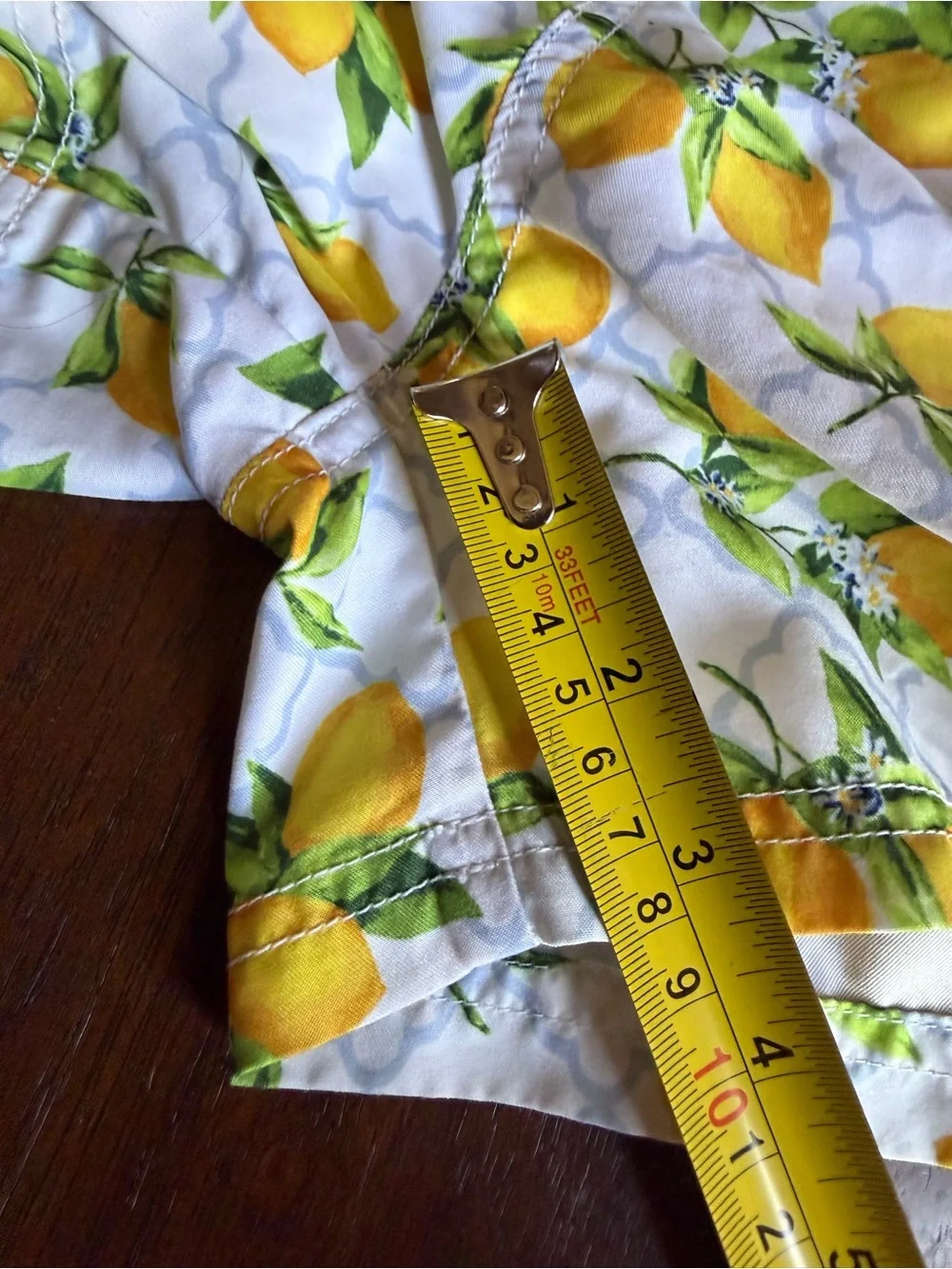 Janie And Jack Lemon Print Swim Trunks Short Size 5